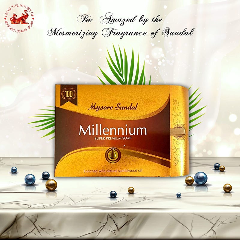 Mysore Sandal Millennium Sandalwood Soap 150g - Image 5